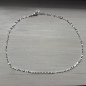 Evry Jewels Elegant Silver Chain Necklace
